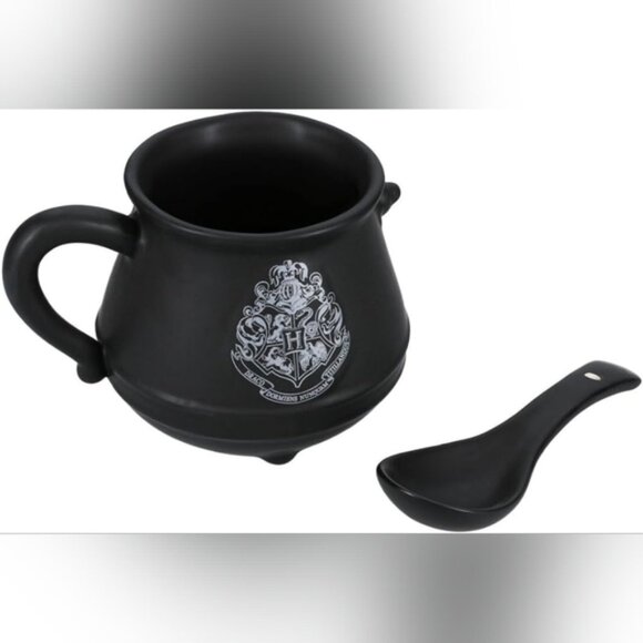Dreamworks Other - NWT Paladone x Harry Potter Black Cauldron Mug with Spoon